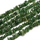 Brins de perles de jaspe verts naturels G-D0002-C42-1