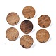 Серьги-гвоздики из орехового дерева MAK-N033-008B-2