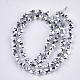 Chapelets de perles en verre électroplaqué EGLA-S179-03A-A01-2
