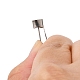Eisen Brosche Sicherheitsverschluss bar Pins Pin zurück mit 2-Loch X-IFIN-N3292-02-4