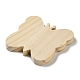 Tableros de diseño de pulsera de madera de pino mariposa AJEW-D062-01-2