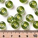 Transparent Colours Luster Glass Round Beads SEED-S045-002A-D02-4