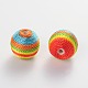 Handmade Wax Cord Woven Beads CR055Y-1-2