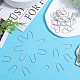 SUNNYCLUE 1 Box 100Pcs Wire Jump Rings Ceramic Ornament Hook High Temp Wire Ornament Wire Stainless Steel Hanging Hook Ceramic Wire U Hanger Hooks for Hobbyists DIY Pendant Ceramic Ornaments Supplies STAS-SC0006-30-4