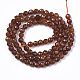 Natural Orange Garnet Beads Strands G-R462-029C-2