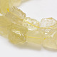 Premières citron naturel brins de perles de quartz bruts G-F403-05-3