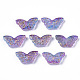 Perles de verre peintes par pulvérisation transparent GLAA-R215-05-E-2