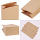 クラフト紙袋  ハンドルなし  食品保存袋  バリーウッド  23x12x7.3cm AJEW-CJ0001-11-5