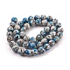 Brins de perles naturelles azurite k2 pierres X-G-F587-04-6mm-2