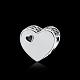 Heart 925 Sterling Silber Emaille europäischen Perlen STER-BB15842-A-2