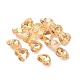 Faceted K9 Glass Charms EGLA-P026-H04-2