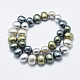 Shell Pearl Beads Strands BSHE-F001-02A-2