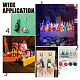 Chgcraft bricolage 22 paires de kits de fabrication de boucles d'oreilles en forme de bouteille de boisson DIY-CA0001-53S-5