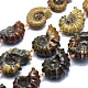 Perles d'ammonites naturelles / perles de conques graduées G-O179-K01-1