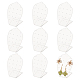 FINGERINSPIRE 10 Pcs L-Shape Acrylic Earrings Stand 3 inch High 15 Holes Clear Acrylic Slant Back Necklace Display Holder Jewelry Organizer for Earring Necklace Jewelry Storage Rack for Retail EDIS-FG0001-64-1