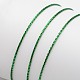 ジュエリー編組糸メタリック糸  グリーン  1mm  109.36ヤード/ロール（100メートル/ロール） MCOR-JP0001-05-3