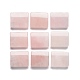 Eslabones multicapa de cuarzo rosa natural G-F757-G01-1