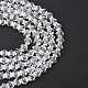 Chapelets de perles en verre bicone d'imitation de cristal autrichien X-GLAA-F029-4x4mm-13-2