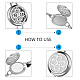 Faser-Parfüm-Pads&nbsp;DIY-WH0151-42-4