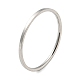 304 простое кольцо на палец из нержавеющей стали для женщин и мужчин RJEW-F152-05P-B-1