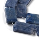 天然石ブルーアベンチュリンビーズ連売り  長方形  20x12x3mm  穴：1mm  約20個/連  15.75''（40センチメートル） G-M420-G08-01-4