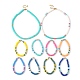 Handmade Polymer Clay Heishi Jewelry Sets SJEW-PH01381-1