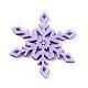 Fiocco di neve feltro tessuto tema natale decorare DIY-H111-A03-2