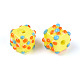 Perles vernissées manuelles&nbsp;LAMP-N038-04G-3