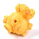 樹脂ビーズ  模造食品  ポップコーンのおもちゃ  ダークオレンジ  21x19.5x16.5mm  穴：2mm RESI-O009-17B-3