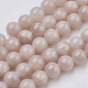 Chapelets de perles en jade jaune naturel X-G-G598-10mm-YXS-06-1