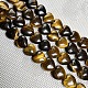 Natural Tiger Eye Beads Strands HEAR-PW0002-083-11-1