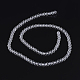 Chapelets de perles en verre transparent GLAA-R095-6mm-15-2