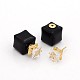 (Jewelry Parties Factory Sale)Women's 2015 Hot Selling Resin Double Sided Cube Ear Studs EJEW-O008-F09-2