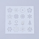 Пластиковые многоразовые шаблоны трафаретов для рисования X-DIY-L026-106C-1