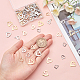 SUNNYCLUE 1 Box 120Pcs 6 Styles Valentine's Day Charms Hollow Heart Charms Hearts Shaped Charms Gold Love Charms Bulk Stainless Steel Romantic Charm for Jewelry Making Charms DIY Gifts Craft Supplies STAS-SC0003-97-3