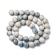 Perlas naturales de k2 piedra / gota de azurita de gota de agua G-C029-01C-3