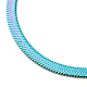 304 Stainless Steel Flat Snake Chain Bracelet for Men Women BJEW-E076-01MC-03-3