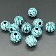 Opake Legierung Perlen&nbsp;SACR-WH0008-028F-1