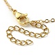 Brass Macrame Pouch Empty Stone Holder for Pendant Necklaces Making NJEW-TA00112-01-6