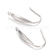 304 Stainless Steel Earring Hooks STAS-R089-02