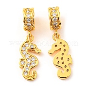 Подвески из латуни с микропаве из циркония KK-M247-17G