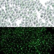 Светящиеся стеклянные бусины SEED-A033-07E