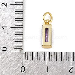 Pendentifs en laiton avec zircon&nbsp;KK-A269-68D-G