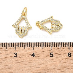 Ottone micro spianare pendenti zirconi&nbsp;KK-P345-38G
