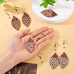 Kits de fabrication de boucles d'oreilles pendantes en œil de cheval&nbsp;DIY-TA0012-30