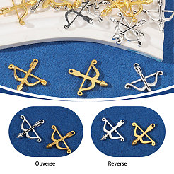 100 pièces 2 couleurs pendentifs en alliage de style tibétain&nbsp;FIND-CA0011-58