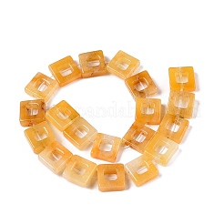 Natürlichen Topas Jade Perlen Stränge&nbsp;G-N342-100