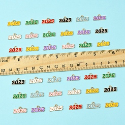 48 Stück 8 Farben Legierung Emaille Anhänger&nbsp;ENAM-FS0002-41