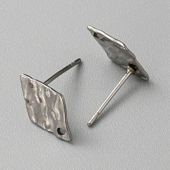 Ohrstecker-Zubehör aus strukturiertem&nbsp;STAS-WH0027-54L
