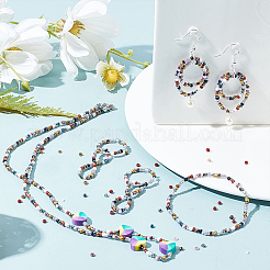 300g 15 perles de rocaille en verre de style&nbsp;SEED-NB0001-38